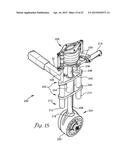 MACHINE SUSPENSION AND HEIGHT ADJUSTMENT WITH ROTARY ACTUATOR diagram and image