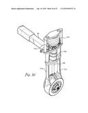 MACHINE SUSPENSION AND HEIGHT ADJUSTMENT WITH ROTARY ACTUATOR diagram and image