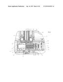 UNDERWATER ANTENNA DEVICE WITH A NON-STATIONARY ANTENNA AND UNDERWATER     VESSEL diagram and image