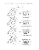 GLASS TYPE TERMINAL HAVING THREE-DIMENSIONAL INPUT DEVICE AND SCREEN     CONTROL METHOD THEREOF diagram and image