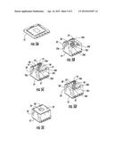 OPTICAL ASSEMBLY INCLUDING ELECTRICALLY CONDUCTIVE COUPLING MEMBER AND     RELATED METHODS diagram and image