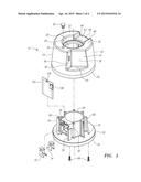 Charger Cradle for Rechargeable Lighting Device diagram and image