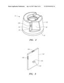 Charger Cradle for Rechargeable Lighting Device diagram and image