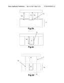 MOLDING ELEMENT COMPRISING CUTTING MEANS FOR MOLDING AND VULCANIZING A     TIRE TREAD diagram and image