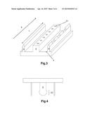 MOLDING ELEMENT COMPRISING CUTTING MEANS FOR MOLDING AND VULCANIZING A     TIRE TREAD diagram and image