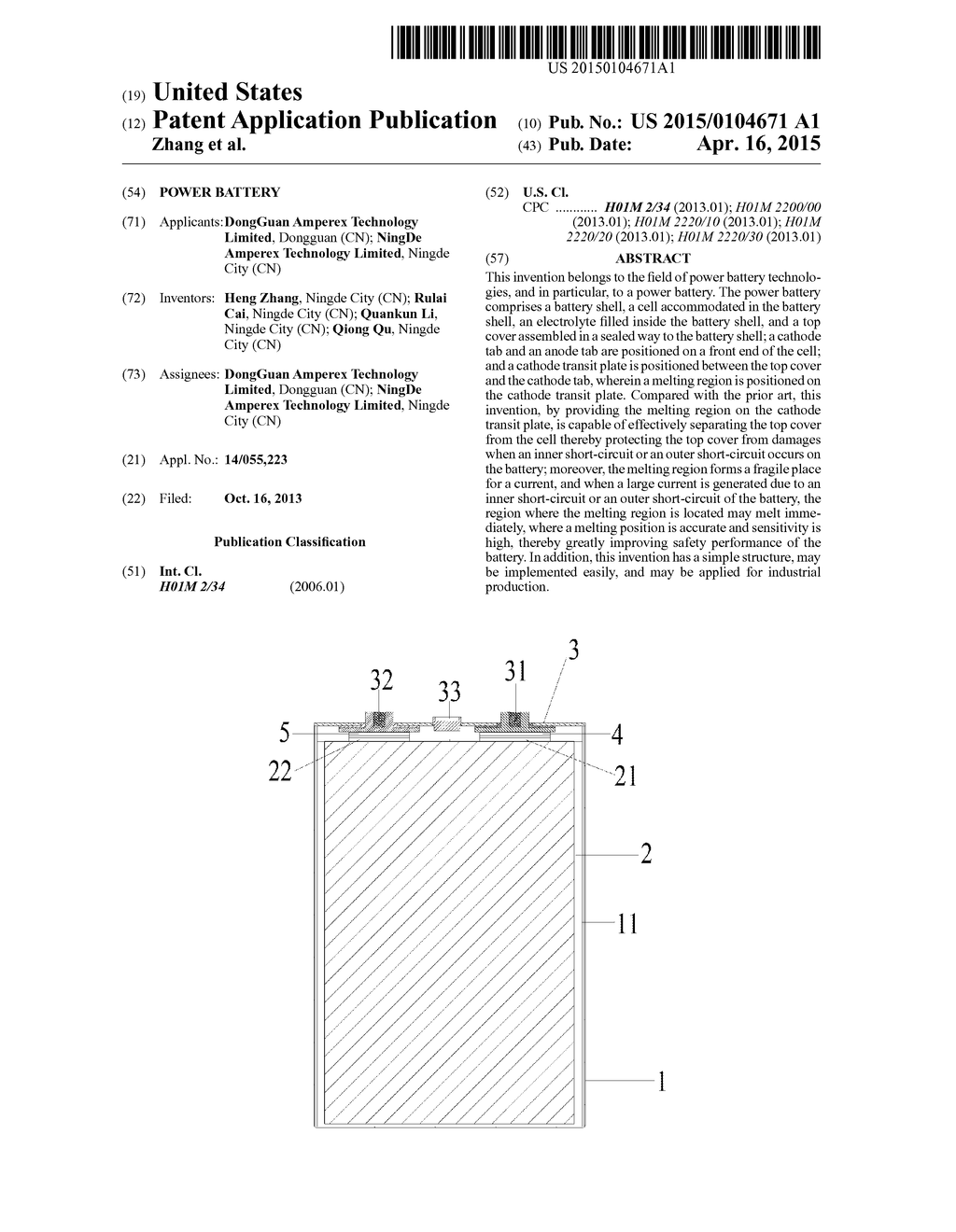 POWER BATTERY - diagram, schematic, and image 01