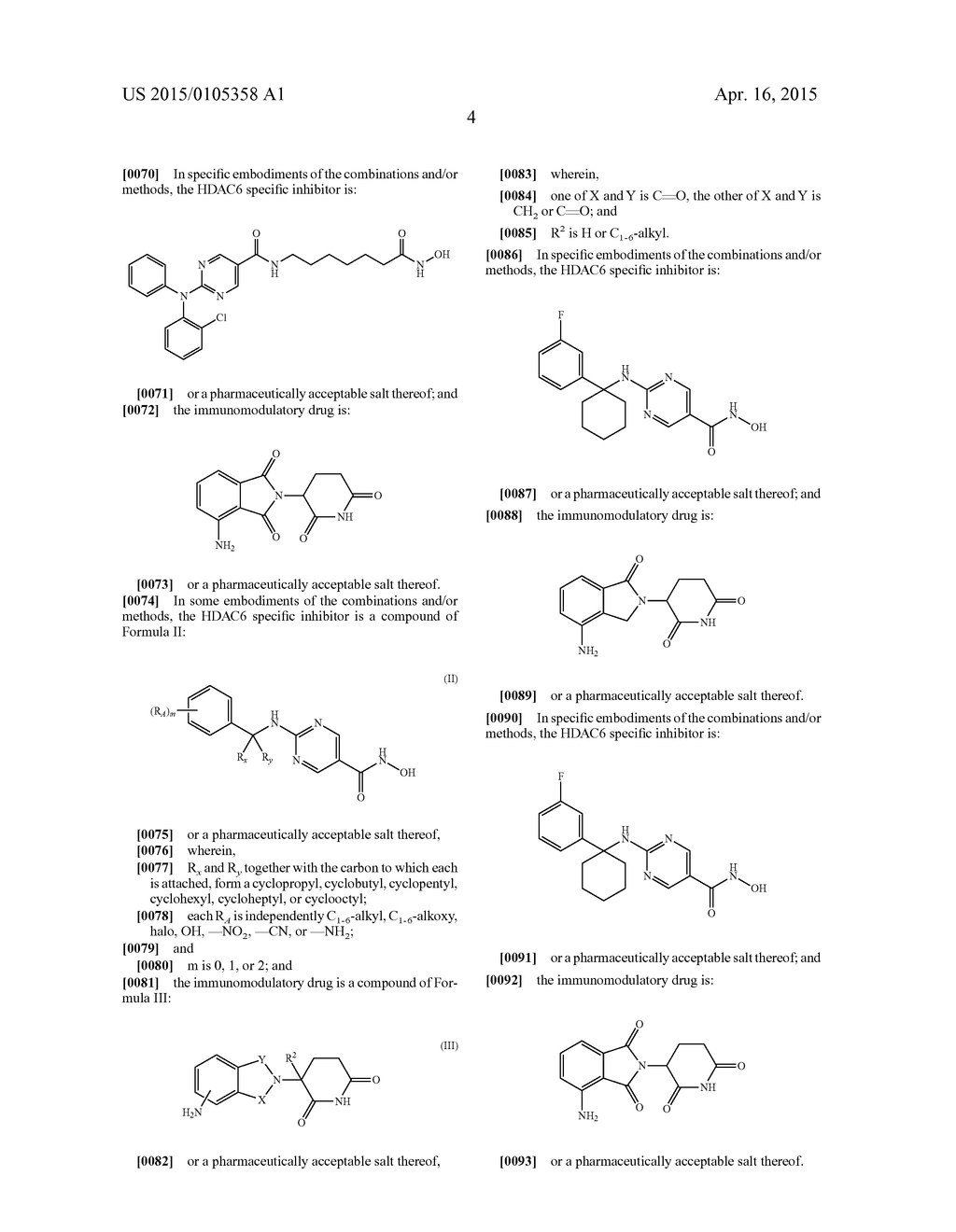 COMBINATIONS OF HISTONE DEACETYLASE INHIBITORS AND IMMUNOMODULATORY DRUGS - diagram, schematic, and image 33