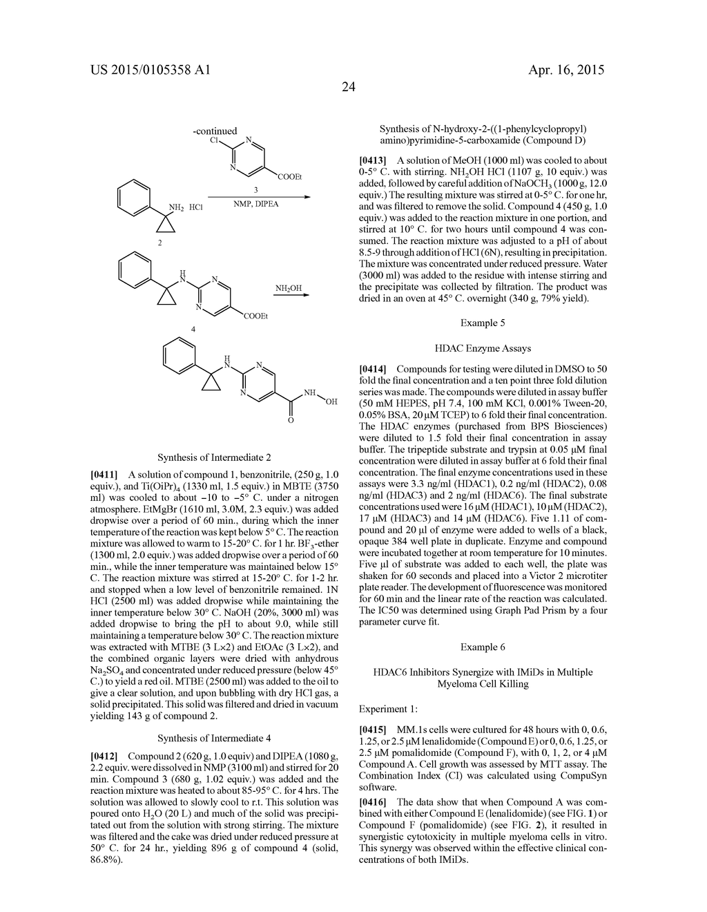 COMBINATIONS OF HISTONE DEACETYLASE INHIBITORS AND IMMUNOMODULATORY DRUGS - diagram, schematic, and image 53