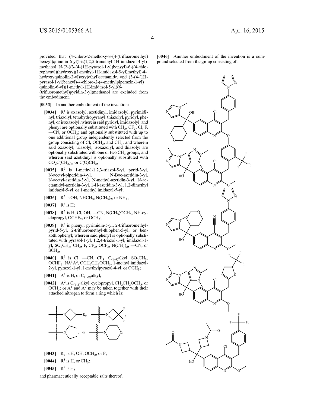 METHYLENE LINKED QUINOLINYL MODULATORS OF RORyt - diagram, schematic, and image 05