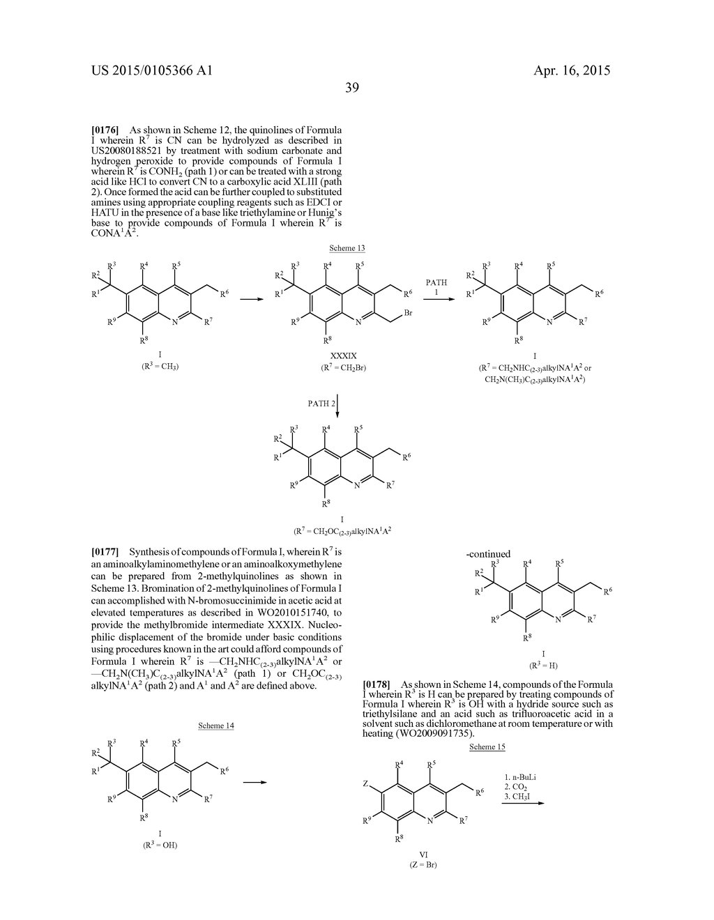 METHYLENE LINKED QUINOLINYL MODULATORS OF RORyt - diagram, schematic, and image 40