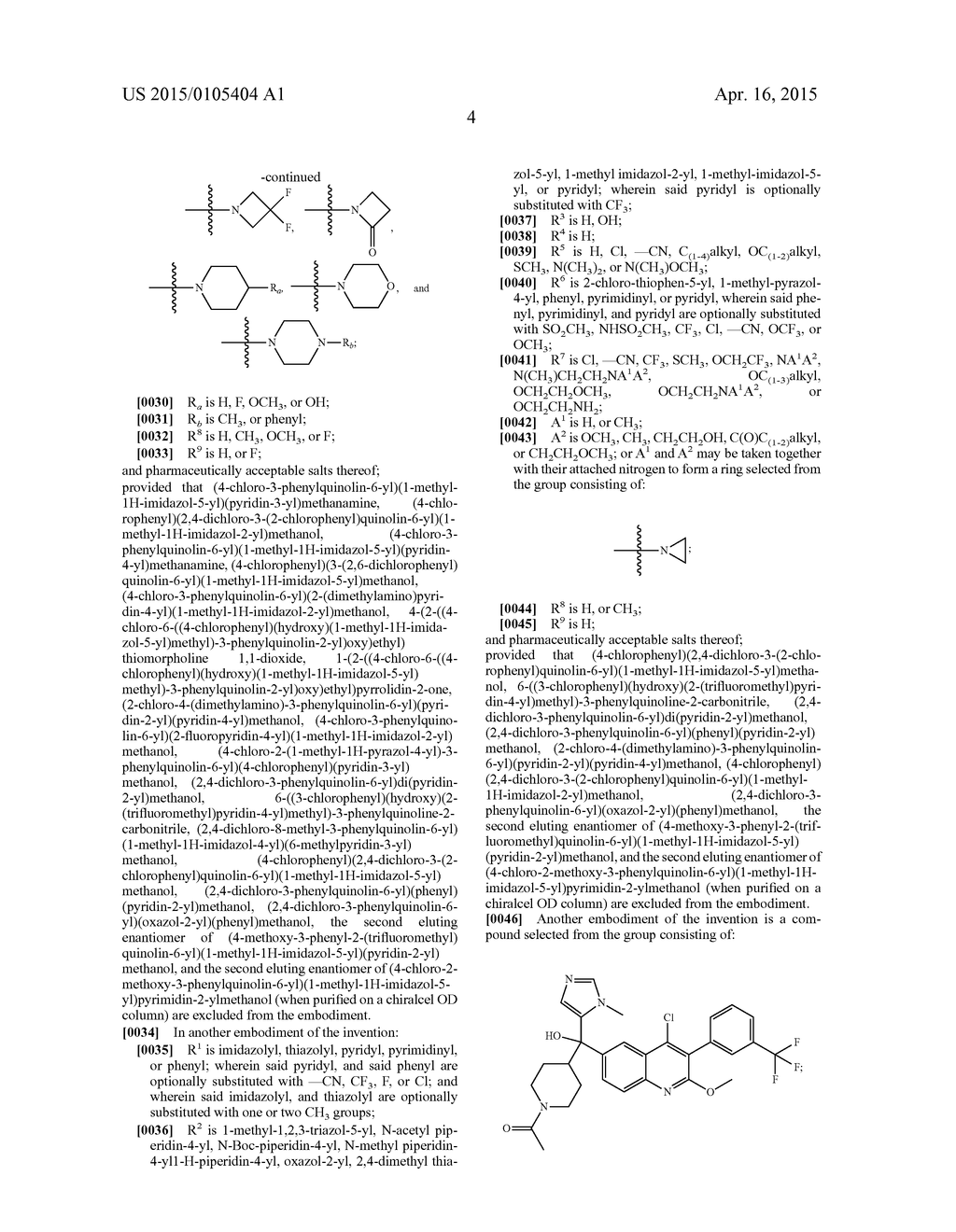 PHENYL LINKED QUINOLINYL MODULATORS OF RORyt - diagram, schematic, and image 05