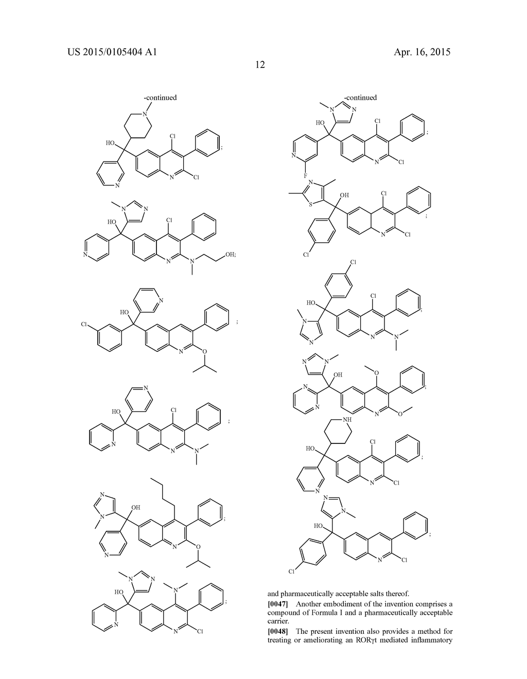 PHENYL LINKED QUINOLINYL MODULATORS OF RORyt - diagram, schematic, and image 13