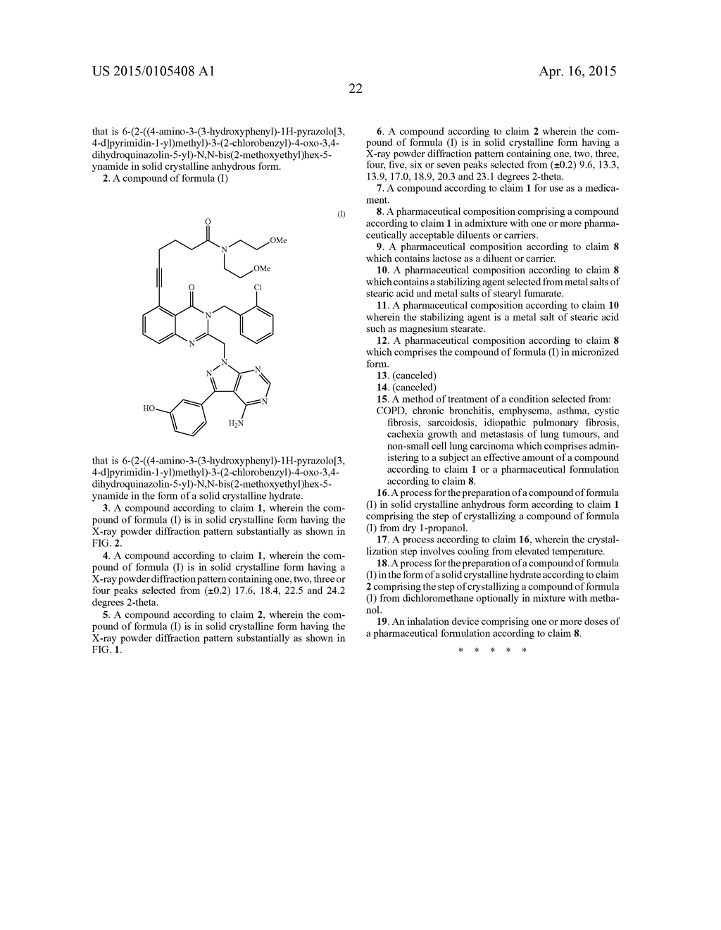 CRYSTALLINE Pl3 KINASE INHIBITORS - diagram, schematic, and image 42