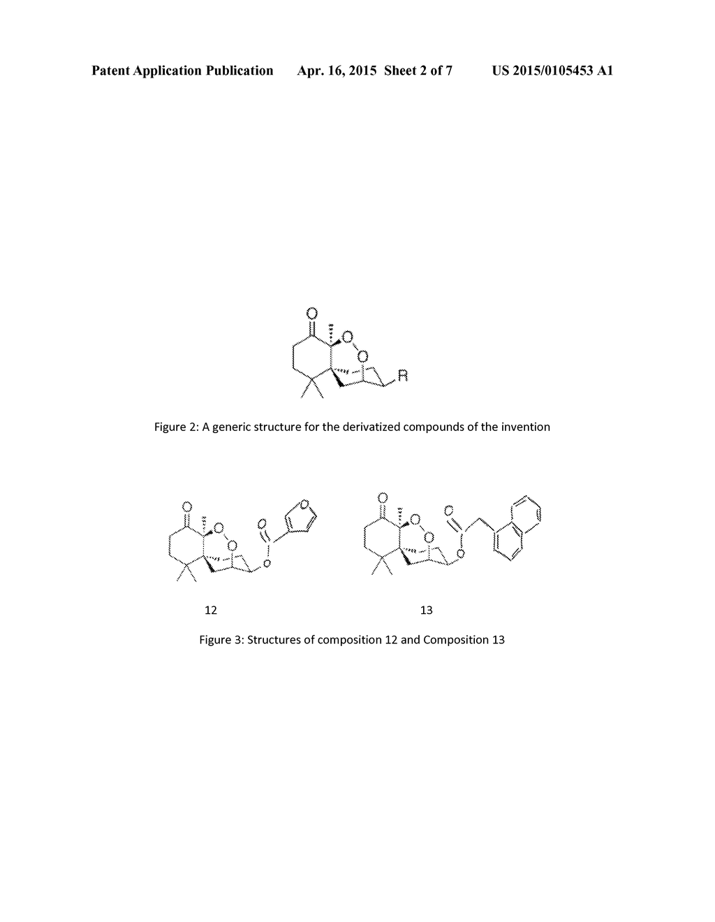 Methods for making and using novel semi-synthetic small molecules for the     treatment parasitic disease - diagram, schematic, and image 03