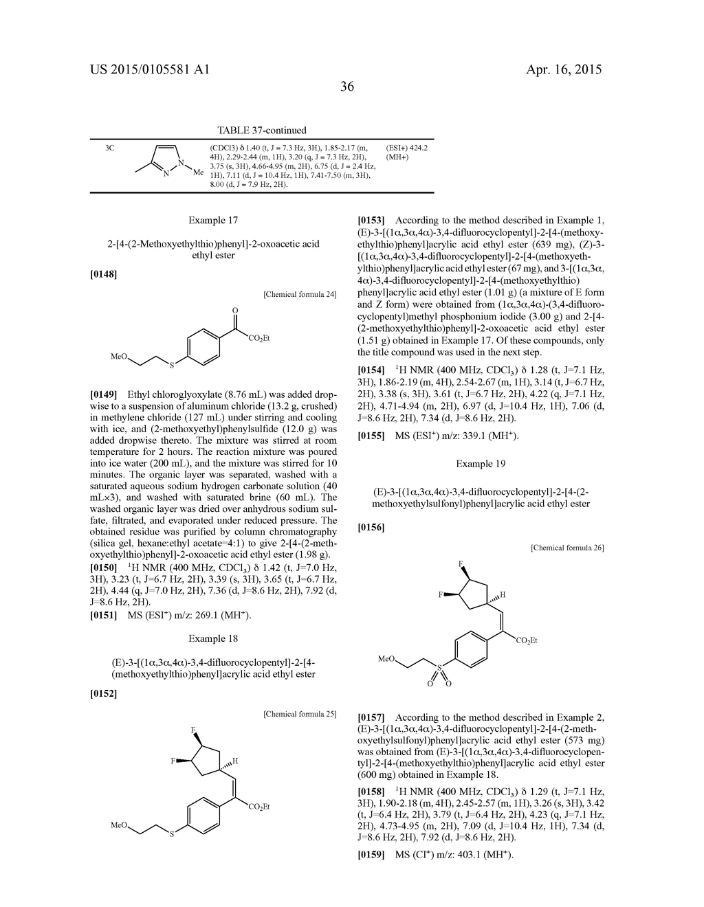 CYCLOPENTYLACRYLAMIDE DERIVATIVE - diagram, schematic, and image 37