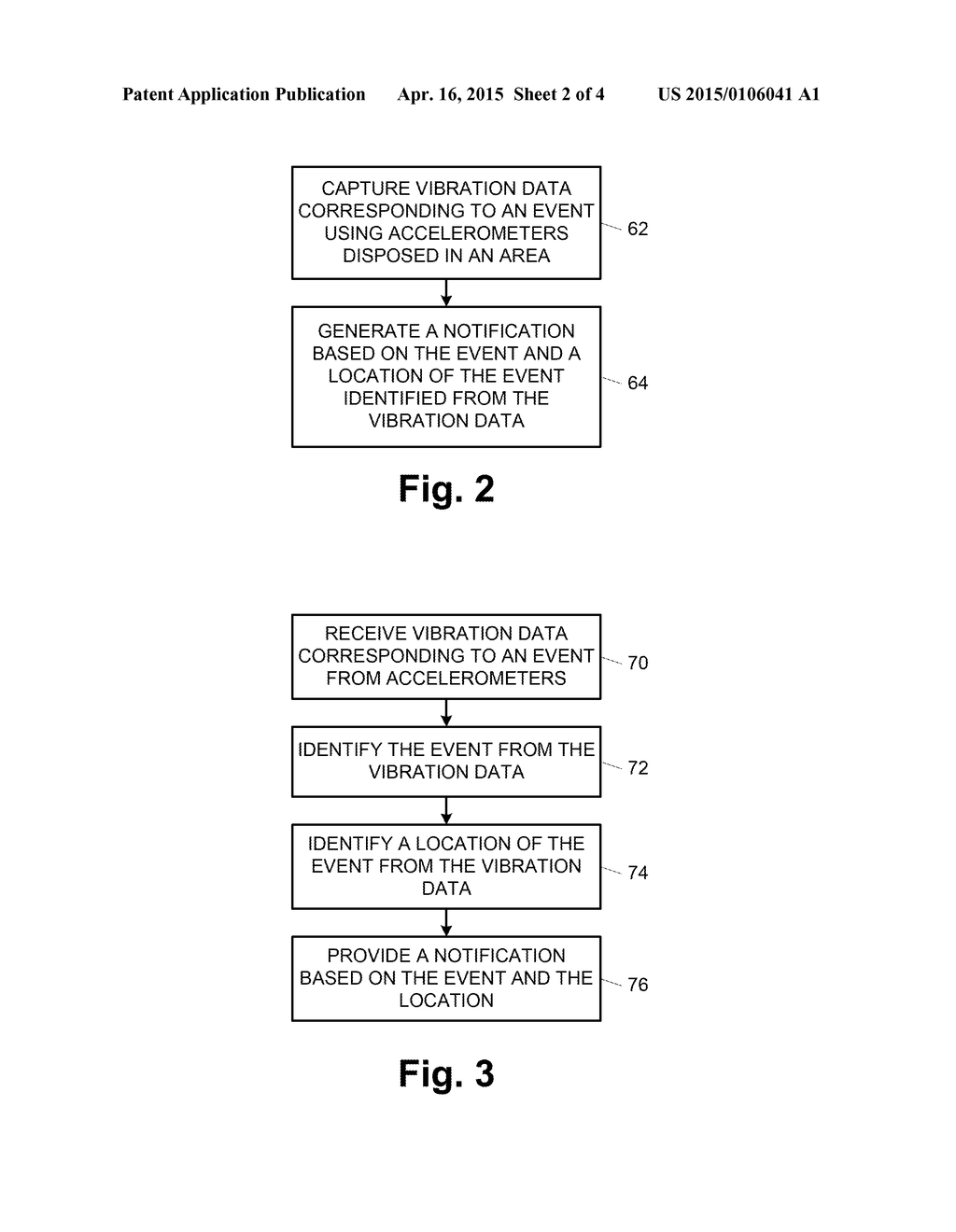 NOTIFICATION BASED ON AN EVENT IDENTIFIED FROM VIBRATION DATA - diagram, schematic, and image 03