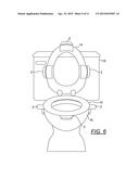 TOILET SEAT HANDLE diagram and image