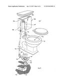 Odour Extraction Device for a Toilet and an Associated Collar diagram and image