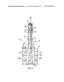 SELF-ELEVATING MAST EMPLOYING DRAW WORKS diagram and image