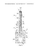 SELF-ELEVATING MAST EMPLOYING DRAW WORKS diagram and image