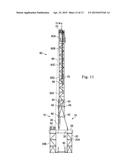 SELF-ELEVATING MAST EMPLOYING DRAW WORKS diagram and image