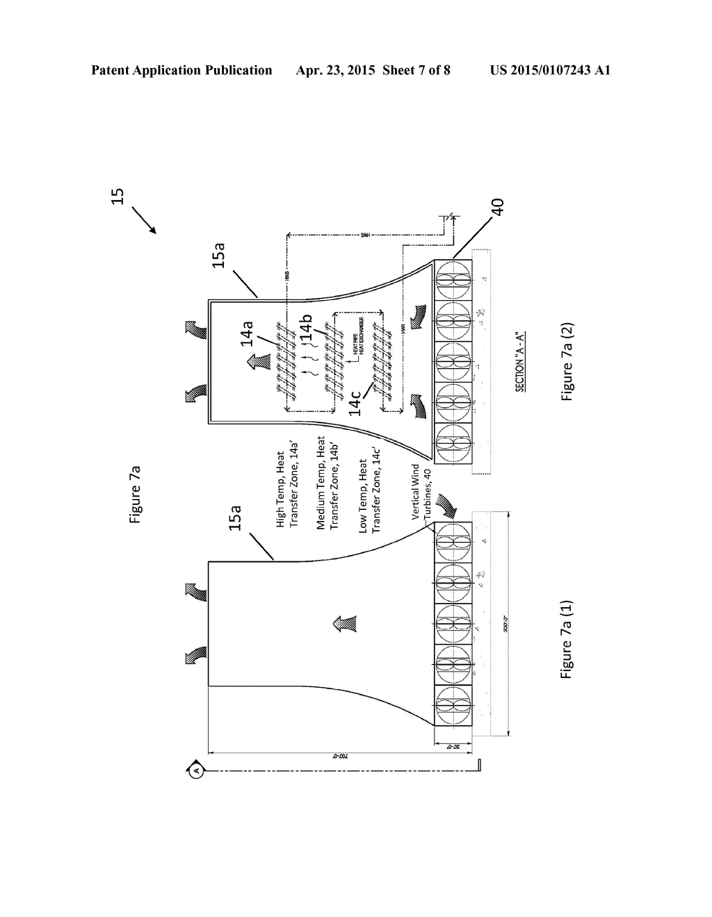 Power Tower - System and Method of Using Air Flow Generated by Geothermal     Generated Heat to Drive Turbines Generators for the Generation of     Electricity - diagram, schematic, and image 08