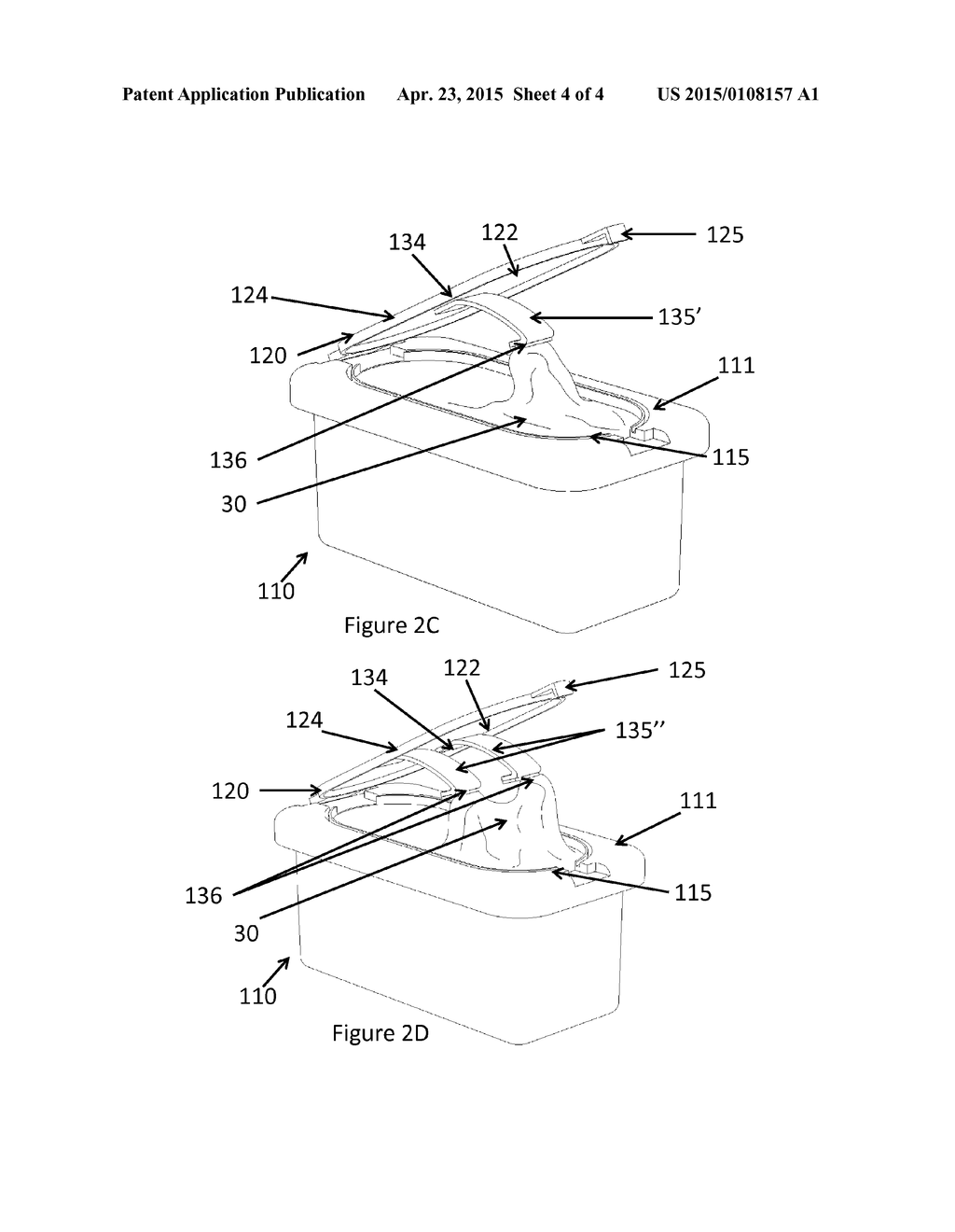 SYSTEM FOR DISPENSING NON-INTERTWINED WET WIPES IN A RIGID CONTAINER - diagram, schematic, and image 05