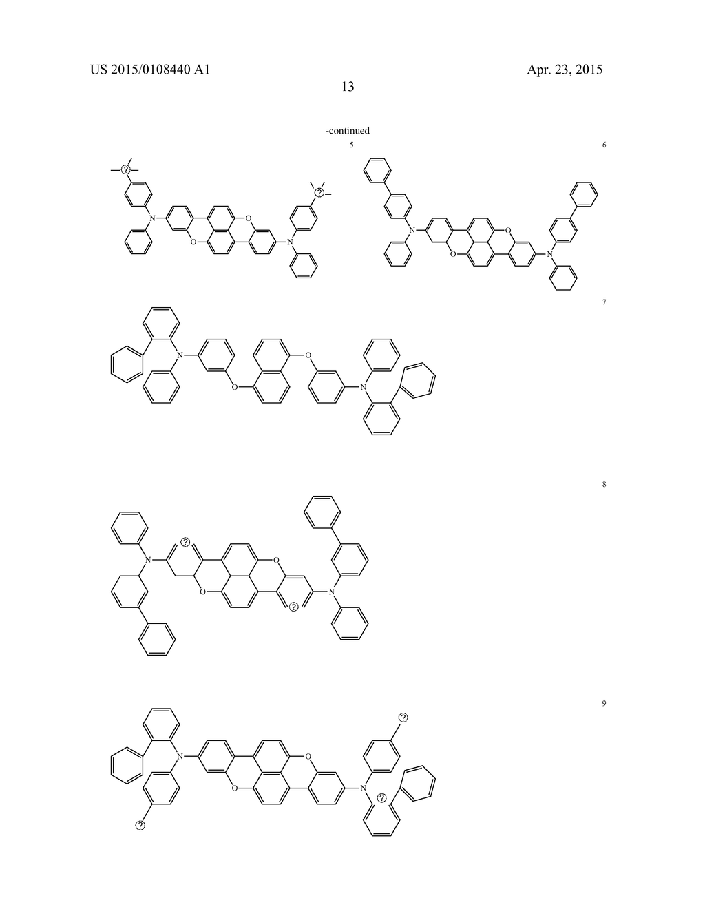 CONDENSED CYCLIC COMPOUND AND ORGANIC LIGHT EMITTING DEVICE INCLUDING THE     SAME - diagram, schematic, and image 15