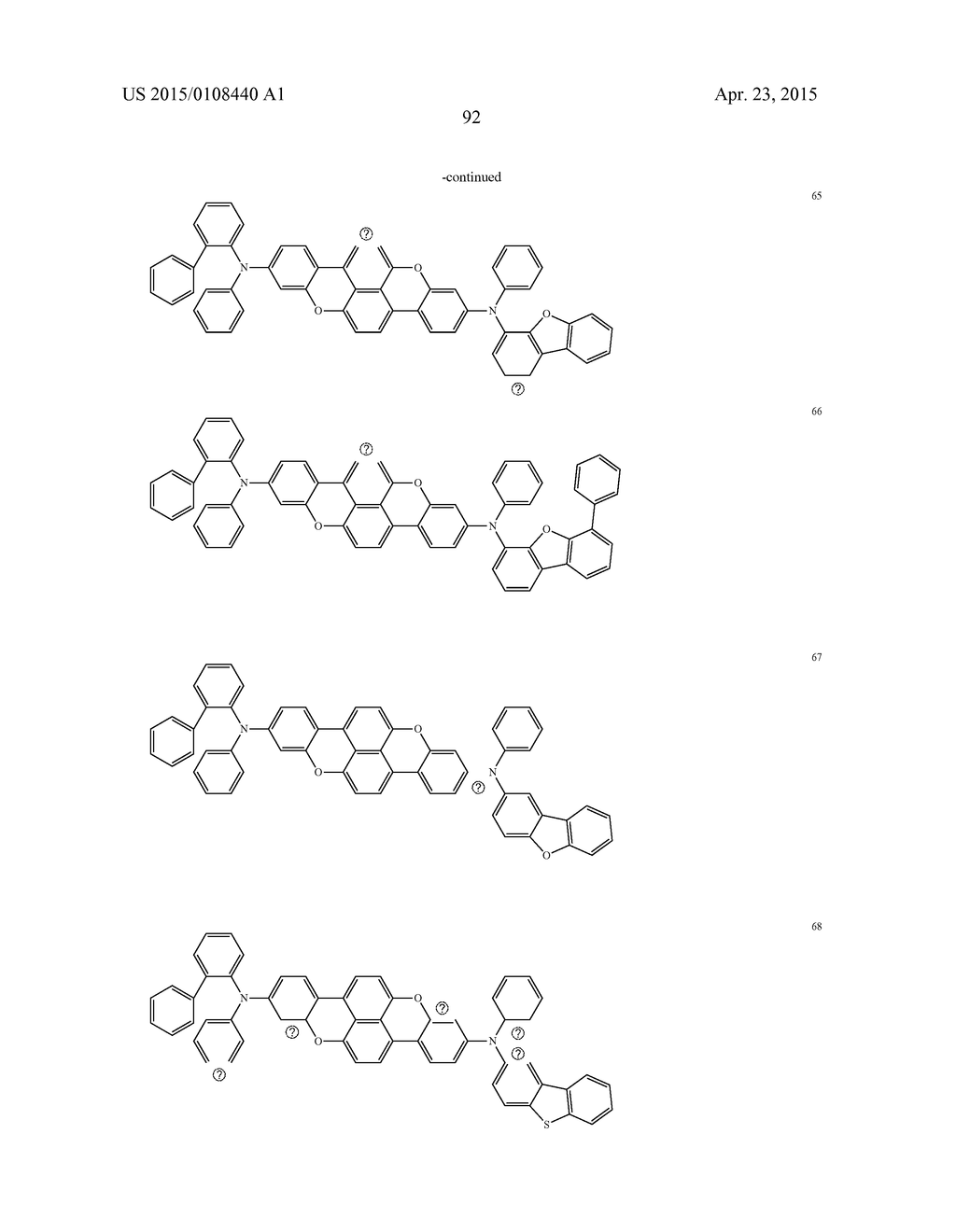 CONDENSED CYCLIC COMPOUND AND ORGANIC LIGHT EMITTING DEVICE INCLUDING THE     SAME - diagram, schematic, and image 94