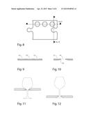 Aggregate Connecting Cutting/Serving Board with Glass Holder diagram and image