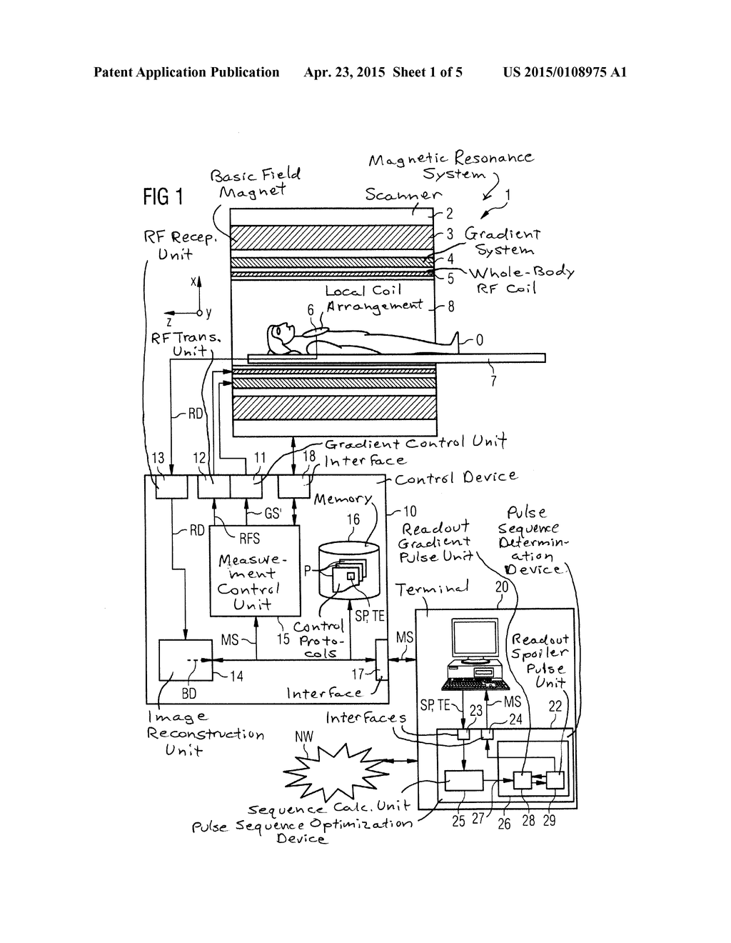 METHOD AND APPARATUS FOR OPTIMIZATION OF A PULSE SEQUENCE FOR A MAGNETIC     RESONANCE SYSTEM - diagram, schematic, and image 02