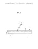 INPUT DEVICE FOR A TOUCH SCREEN AND DISPLAY APPARATUS WITH A TOUCH SCREEN diagram and image