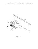 ELECTRONIC DEVICE WITH CONNECTORS AND FASTENERS FOR ALIGNMENT OF THE     CONNECTORS diagram and image