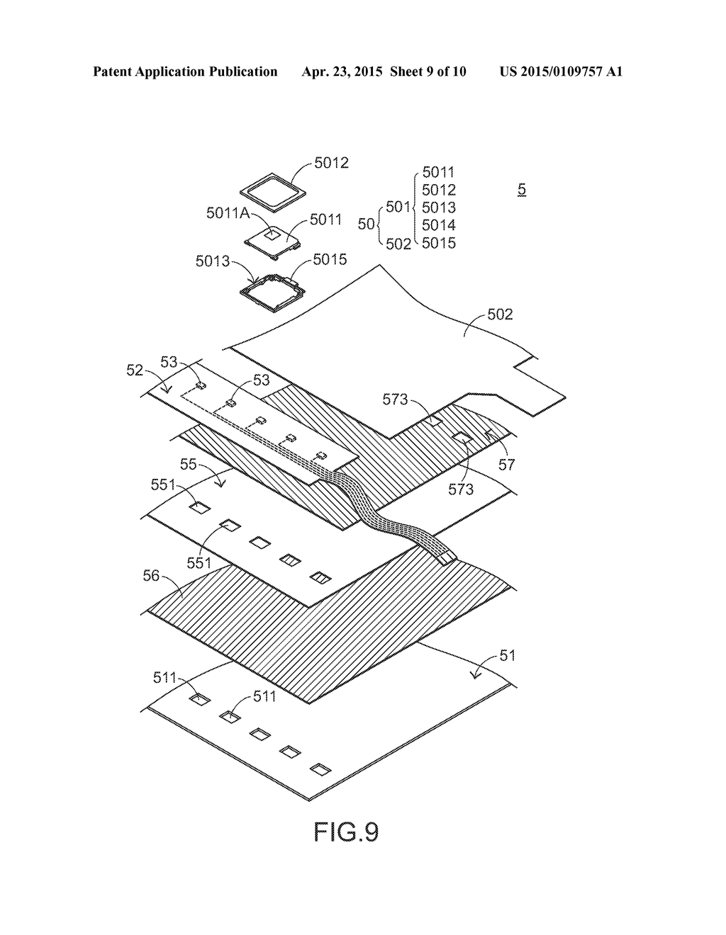 LUMINOUS KEYBOARD DEVICE - diagram, schematic, and image 10