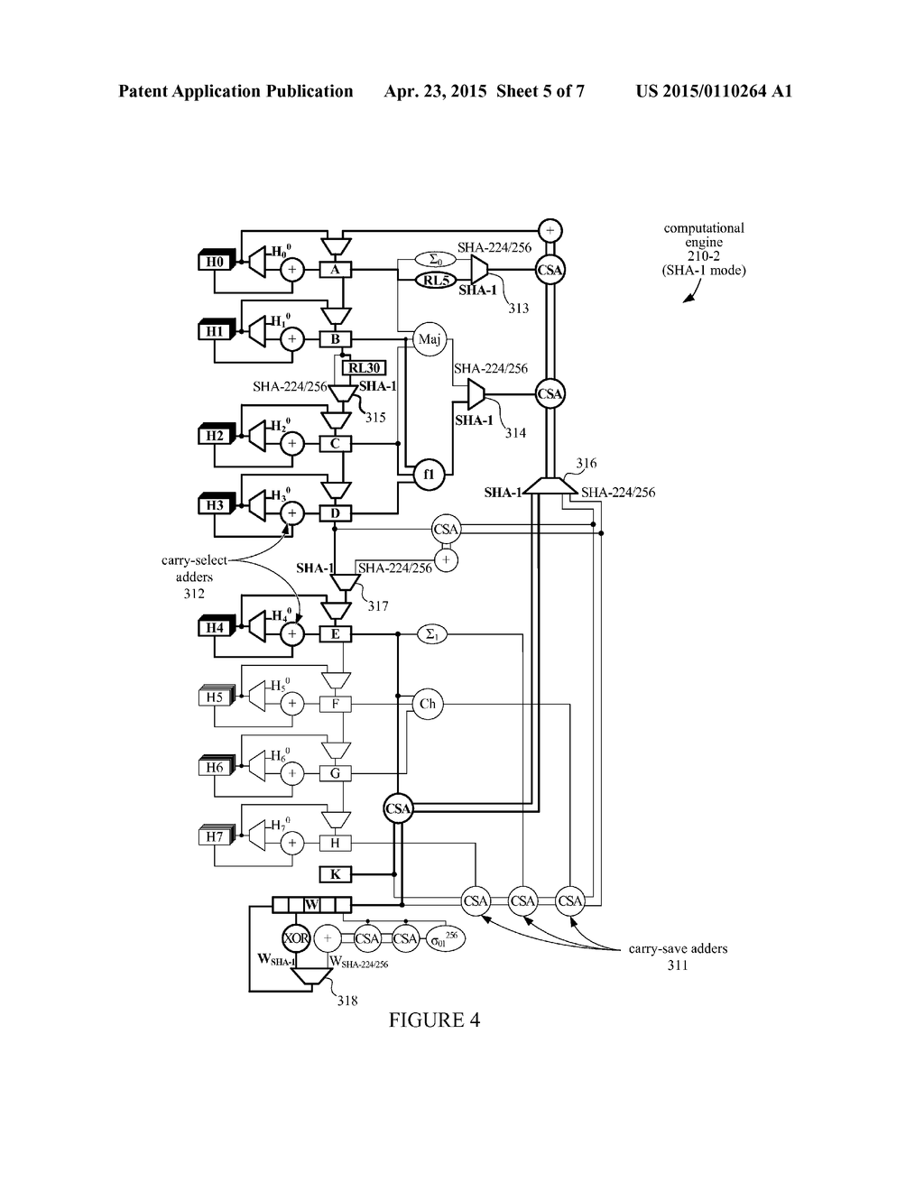 Virtualized SHA Computational Engine - diagram, schematic, and image 06