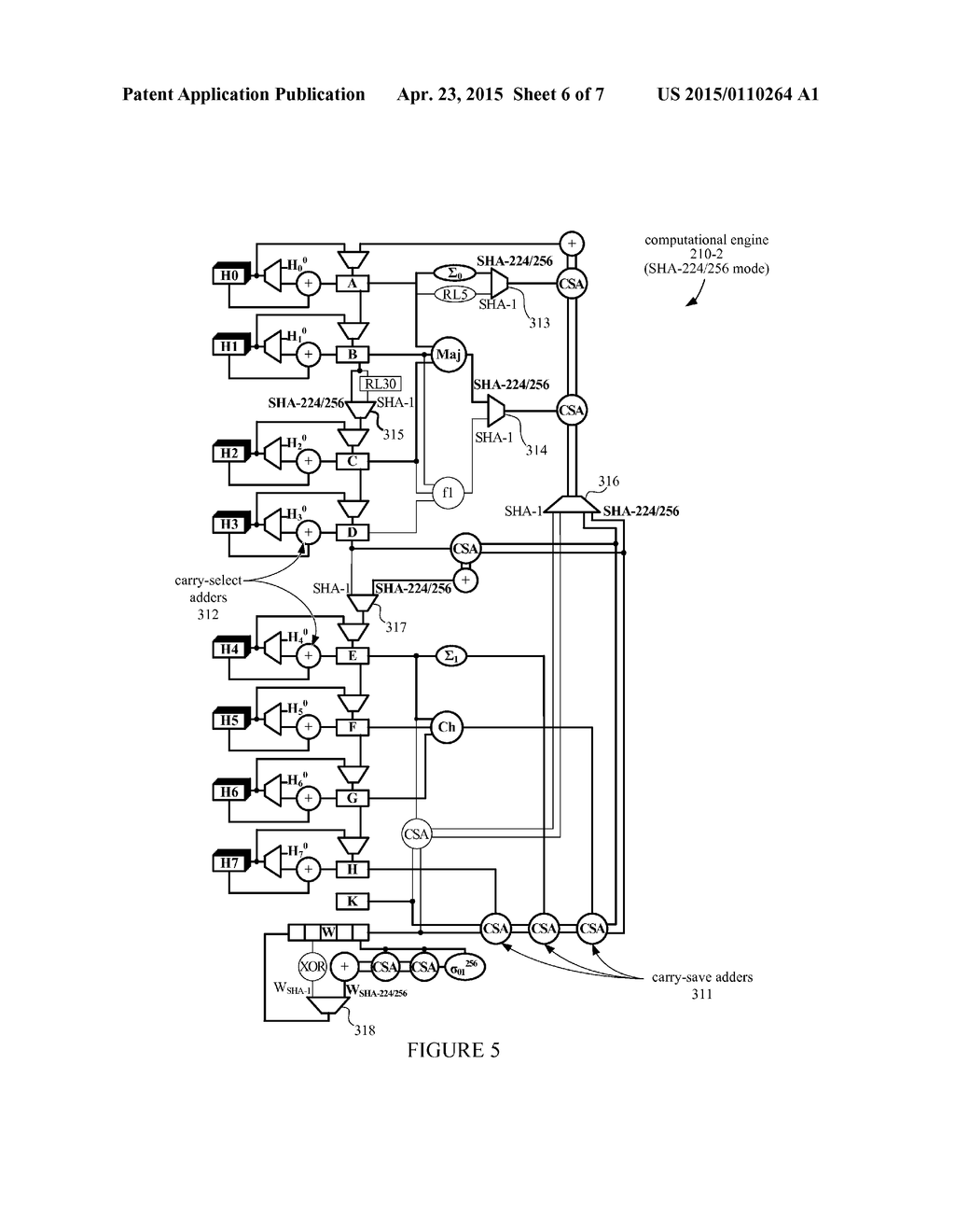 Virtualized SHA Computational Engine - diagram, schematic, and image 07