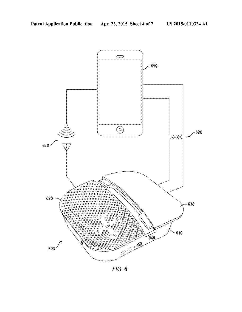 SPEAKERPHONE BASE FOR AN ELECTRONIC DEVICE - diagram, schematic, and image 05