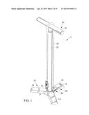 FLOOR PUMP CAPABLE OF TRANSMITTING AIR PRESSURE VALUE VIA WIRELESS     TRANSMISSION TO MOBILE ELECTRONIC DEVICE FOR INDICATION diagram and image