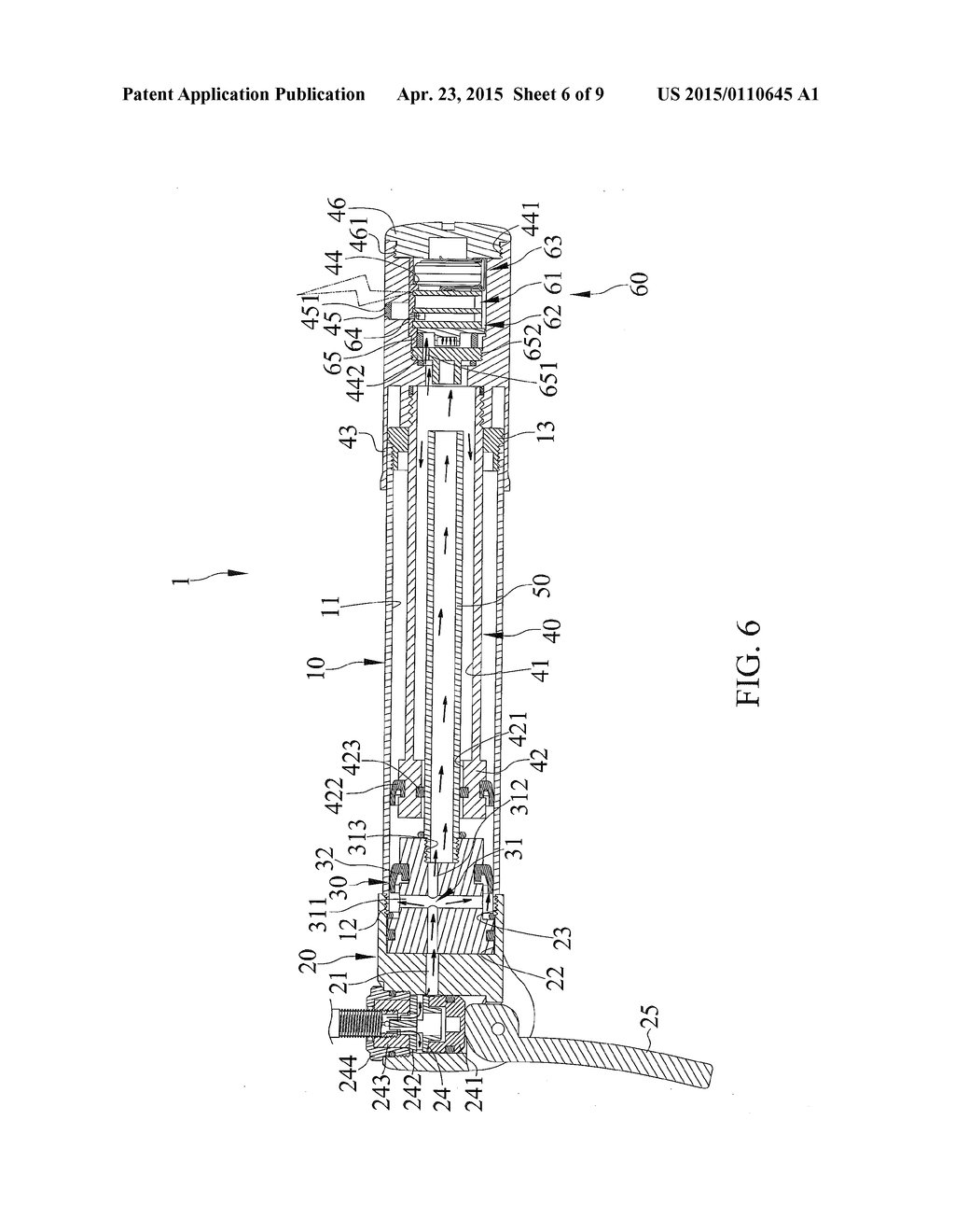 Portable Pump Capable of Transmitting Air Pressure Value Via Wireless     Transmission to Mobile Electronic Device for Indication - diagram, schematic, and image 07