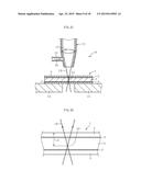 LAMINATE, METHOD FOR CUTTING LAMINATE, METHOD FOR PROCESSING LAMINATE, AND     DEVICE AND METHOD FOR CUTTING BRITTLE PLATE-LIKE OBJECT diagram and image