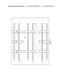 HIGH DENSITY FIELD EFFECT TRANSISTOR DESIGN INCLUDING A BROKEN GATE LINE diagram and image