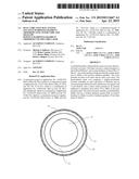 DUAL CORE GOLF BALL HAVING NEGATIVE-HARDNESS-GRADIENT THERMOPLASTIC INNER     CORE AND SHALLOW POSITIVE-HARDNESS-GRADIENT THERMOSET OUTER CORE LAYER diagram and image