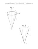 Container for an Ice Cream Cone and Process for Preparing the Container diagram and image