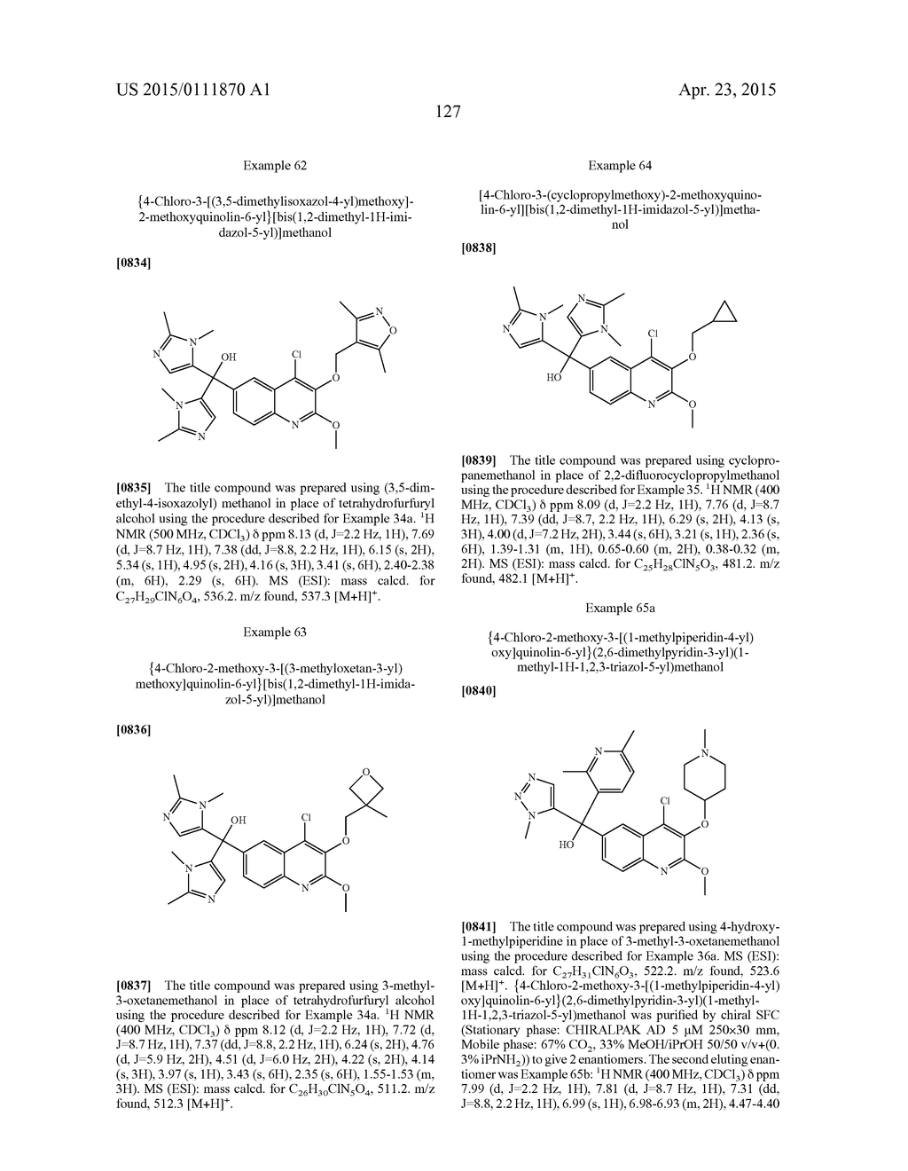 QUINOLINYL MODULATORS OF RORyt - diagram, schematic, and image 128