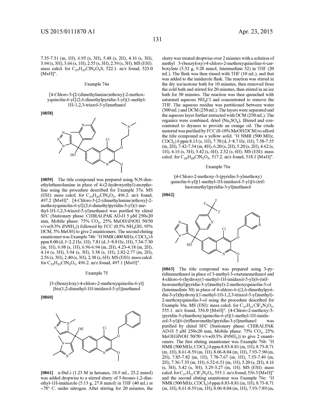 QUINOLINYL MODULATORS OF RORyt - diagram, schematic, and image 132