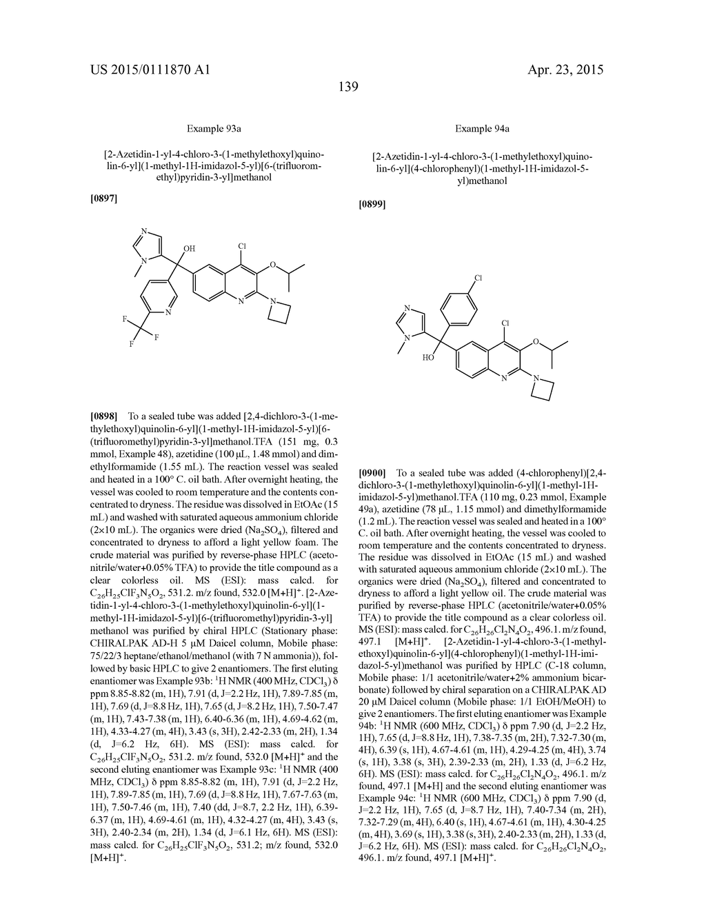 QUINOLINYL MODULATORS OF RORyt - diagram, schematic, and image 140