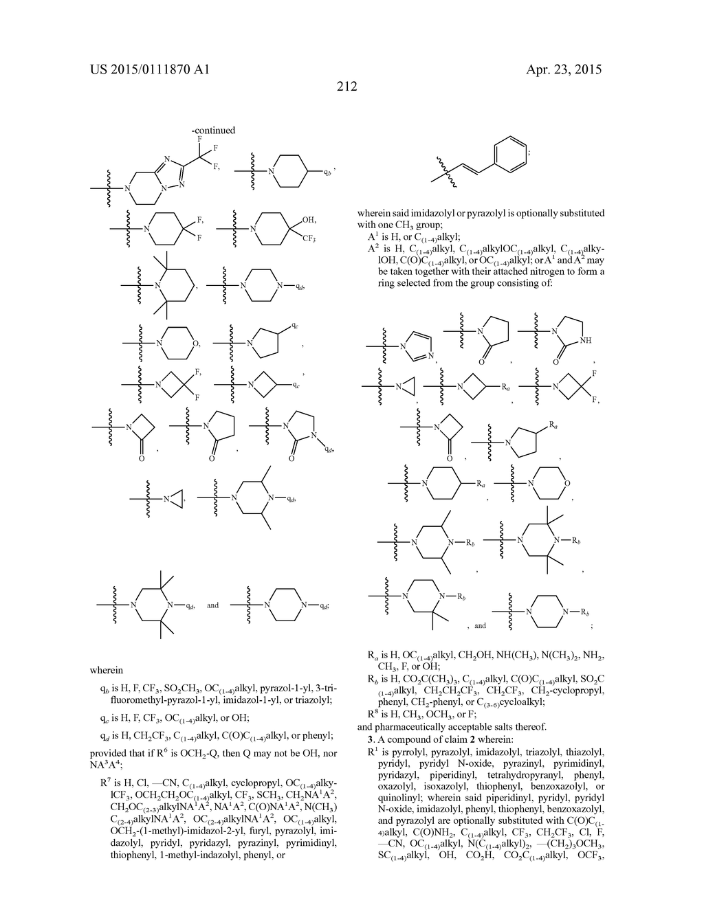 QUINOLINYL MODULATORS OF RORyt - diagram, schematic, and image 213