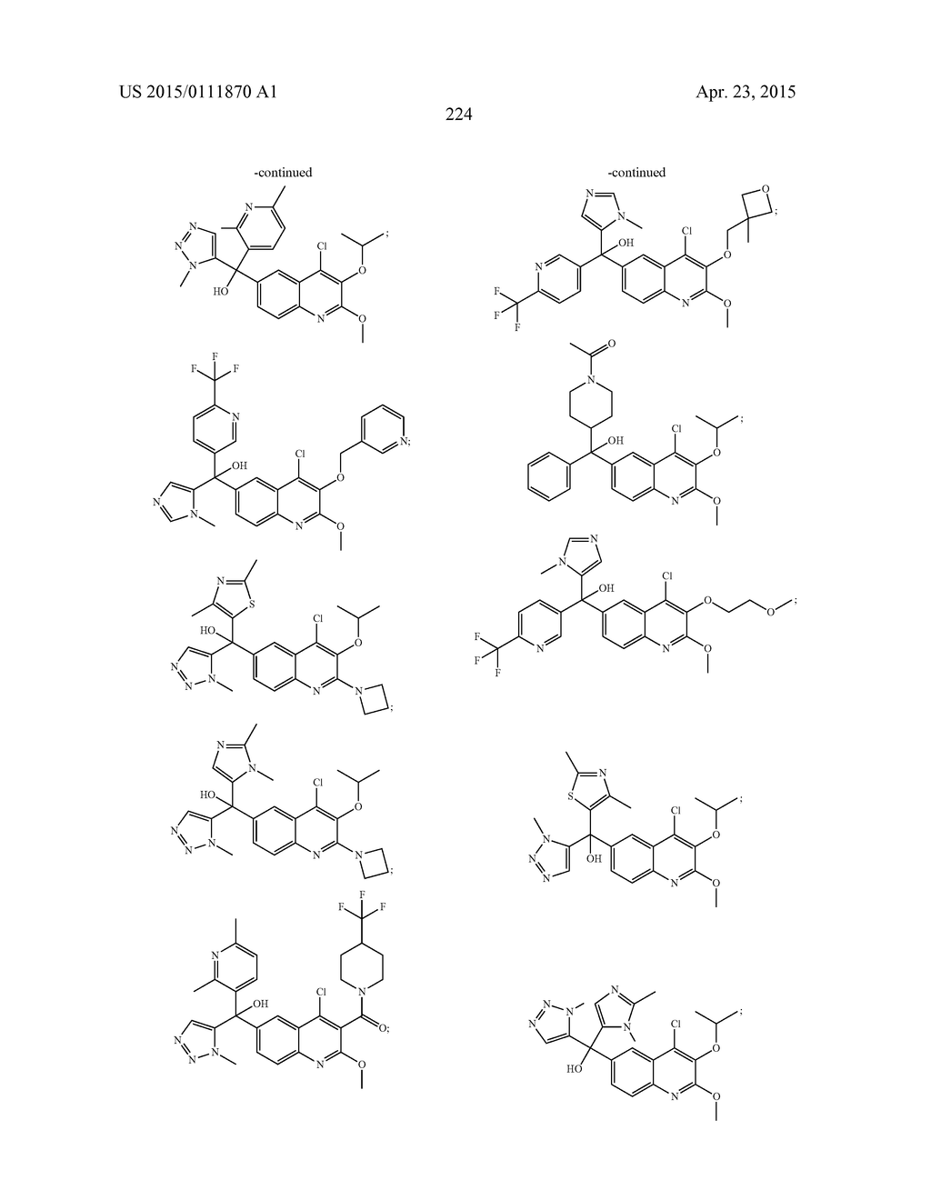 QUINOLINYL MODULATORS OF RORyt - diagram, schematic, and image 225