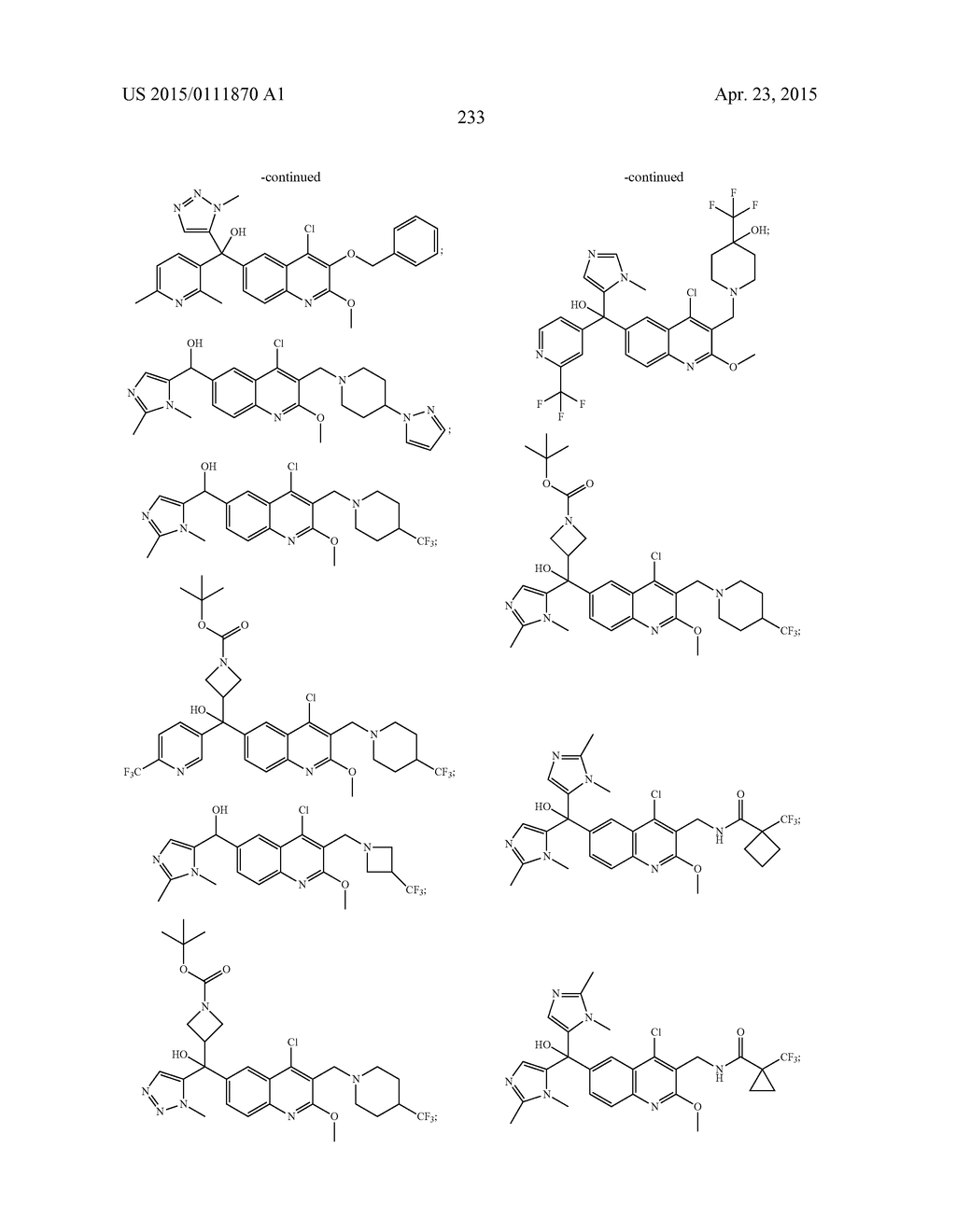 QUINOLINYL MODULATORS OF RORyt - diagram, schematic, and image 234