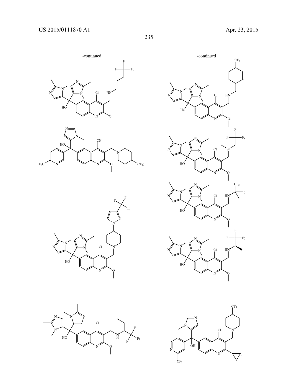 QUINOLINYL MODULATORS OF RORyt - diagram, schematic, and image 236